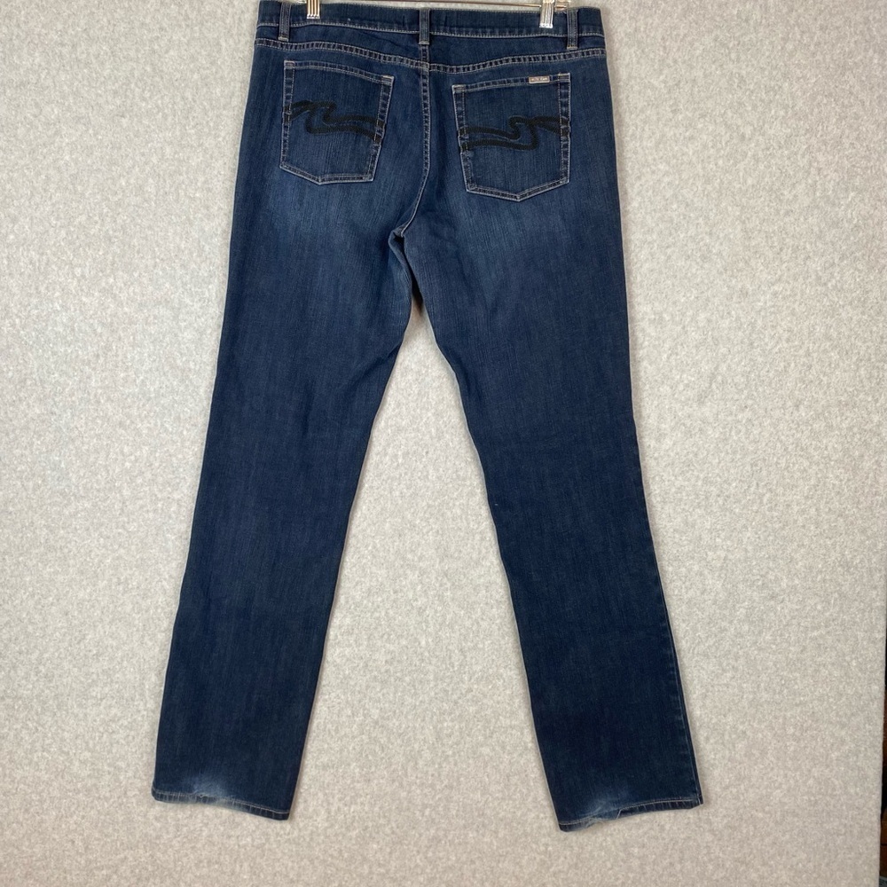 White House/Black Market Blue Jeans Noir 12L - Picture 2 of 10